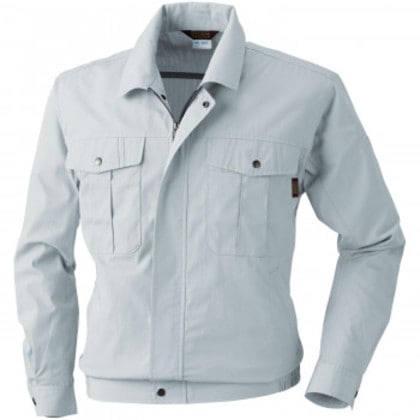 桑和 533 長袖ブルゾン LLサイズ シルバーグレー(22)