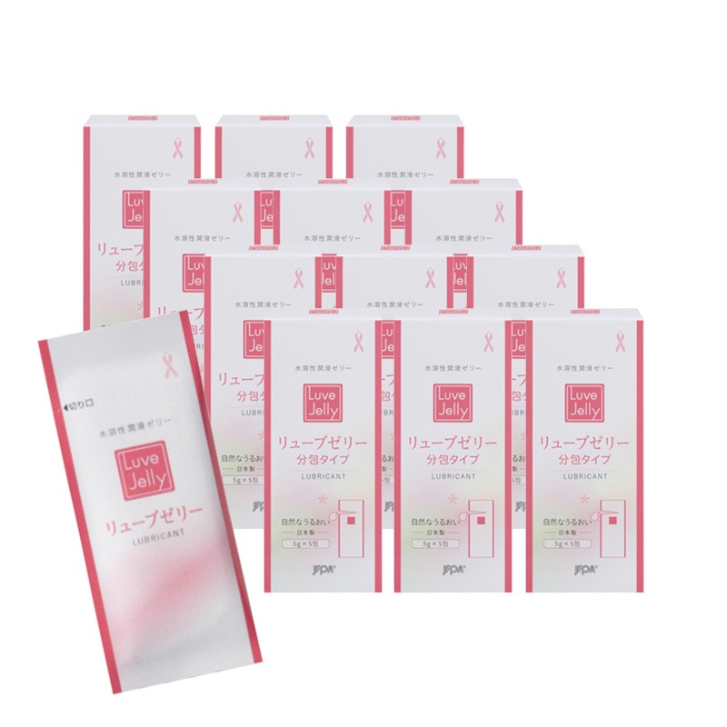 リューブゼリー 分包タイプ (5g5包) 12箱セット 潤滑ゼリー 水溶性潤滑ゼリー 女性用 日本製 性交痛緩和