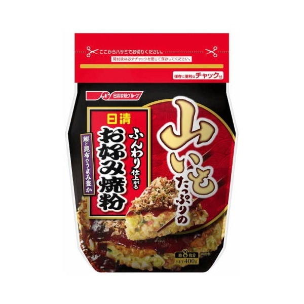 日清フーズ 山いもたっぷりのお好み焼粉 400g x12 メーカー直送 5,298円