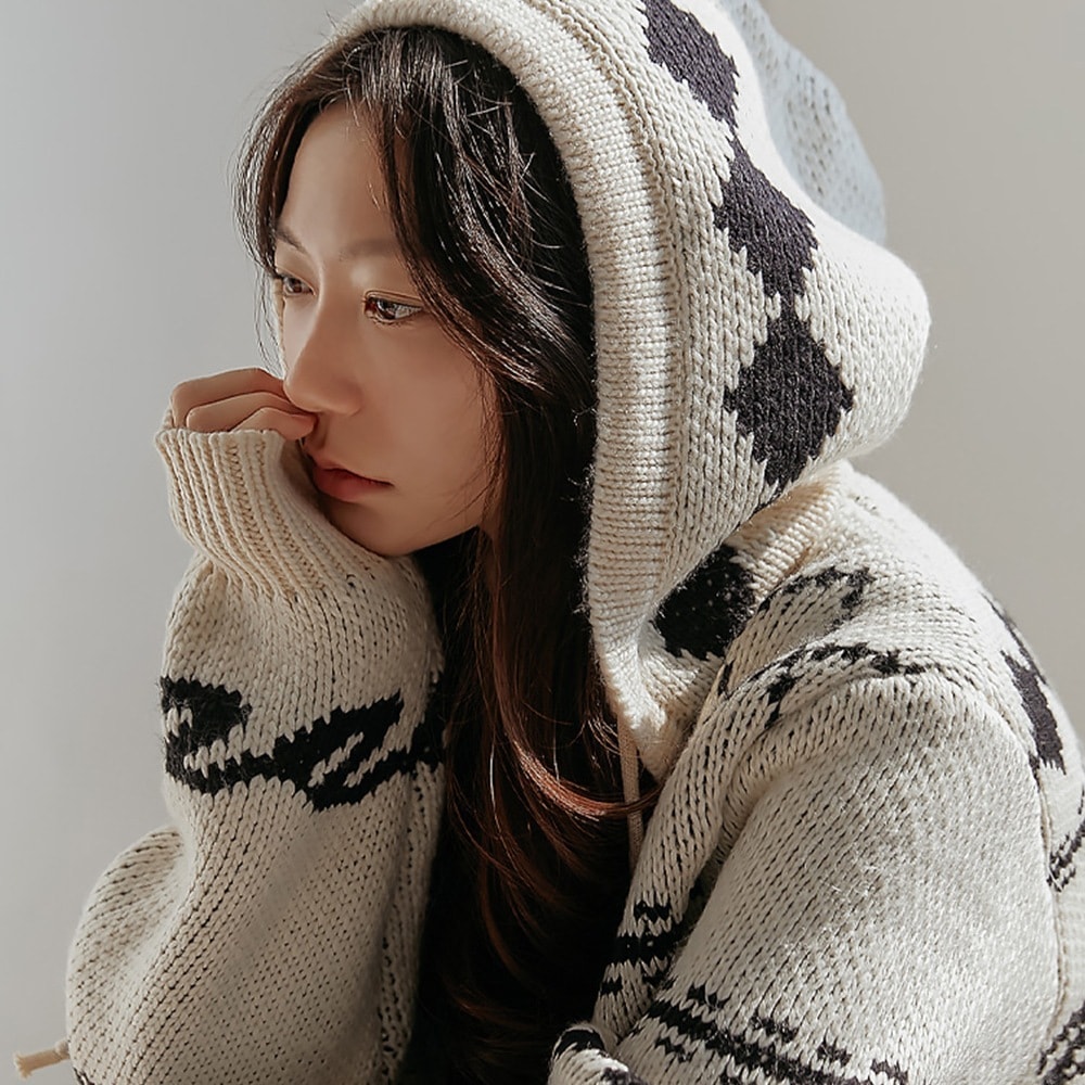 ベネンウール30%ザガードヘビーニットフード