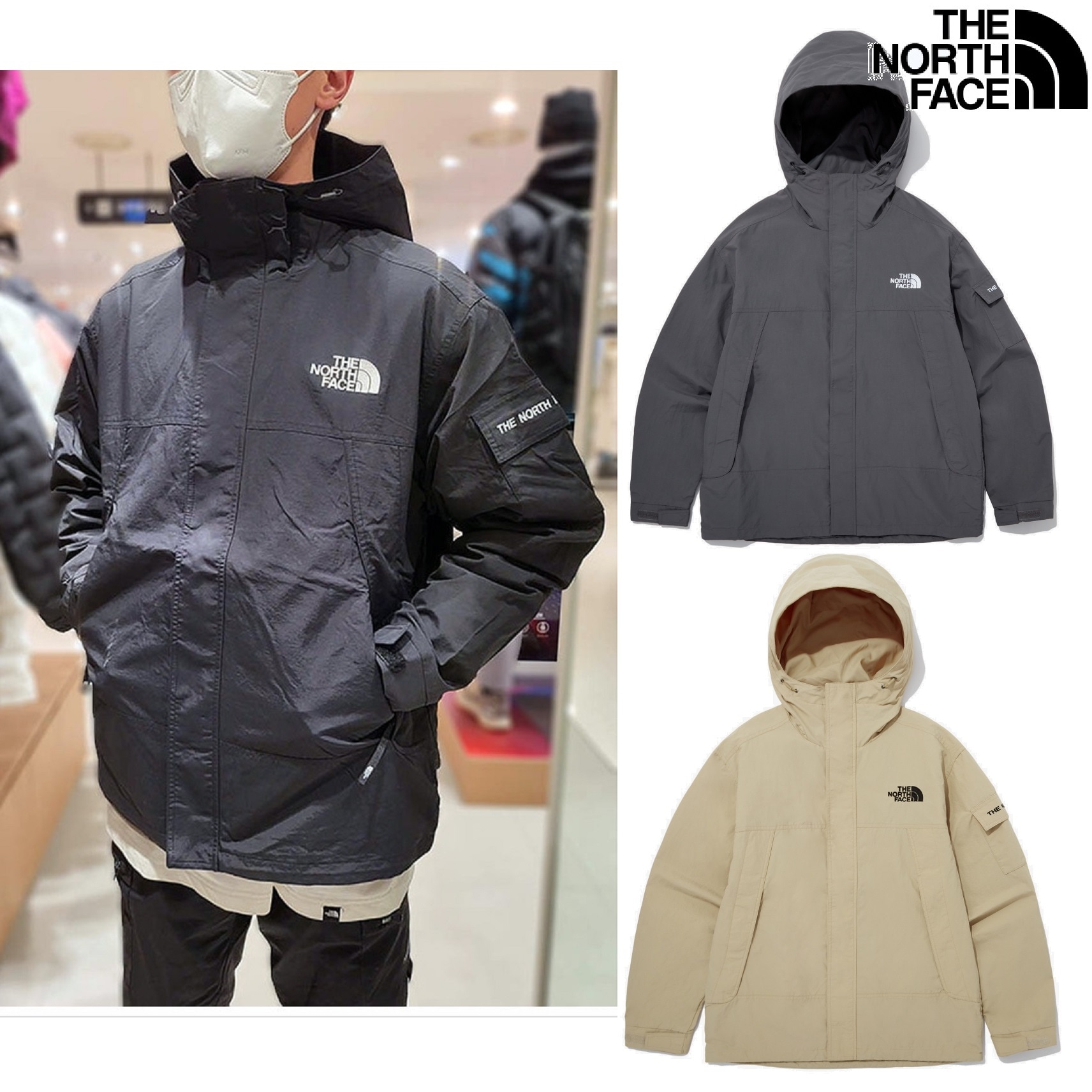 FREE JACKET 3色 新商品 韓国人気 男女共用 肝節期 日常服 登山用 カップルアイテム ストリートファッション 学生ファッション 肝節期 新学期