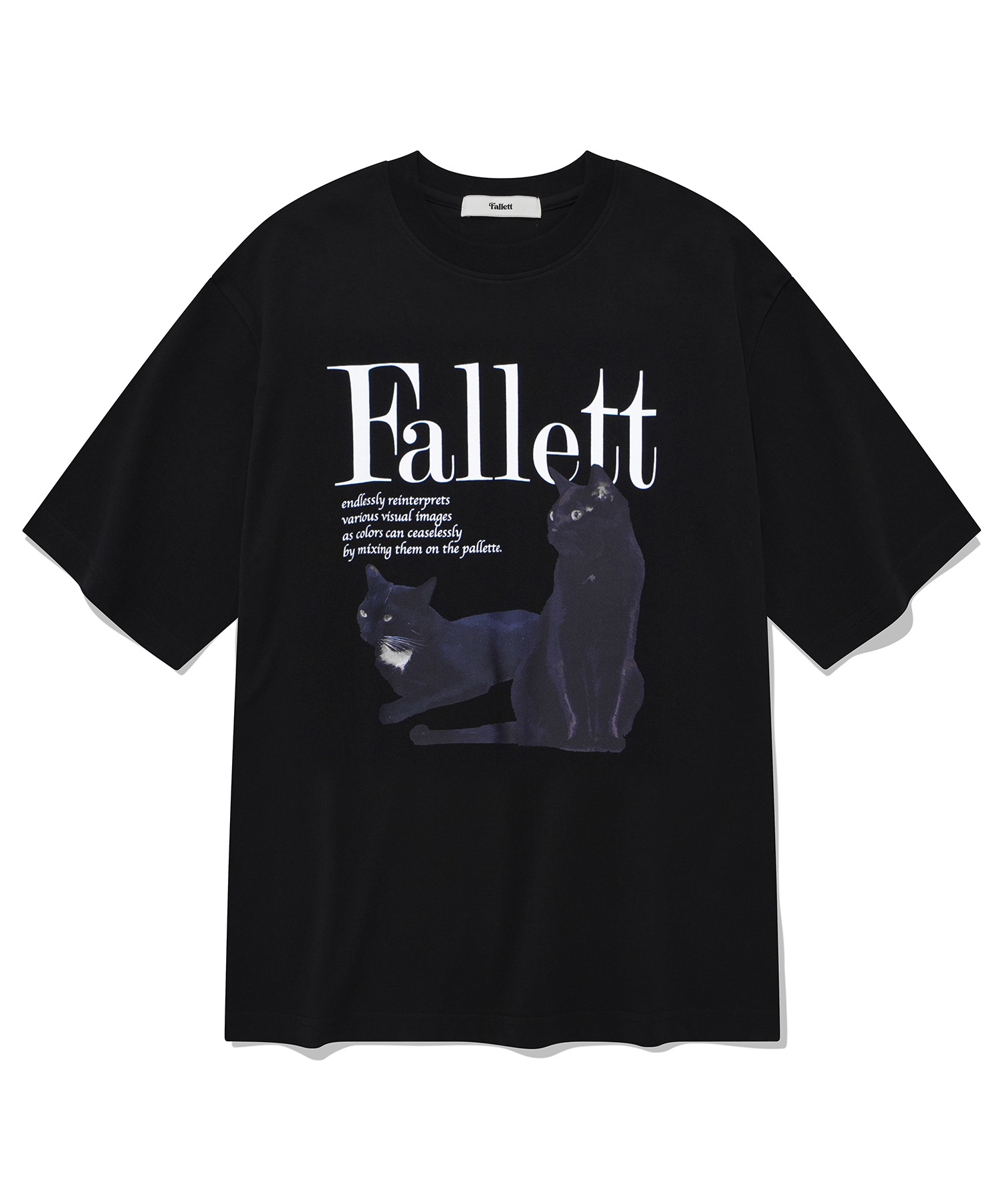 ファレット (返品無料) デュースネロショートスリーブ T シャツブラック