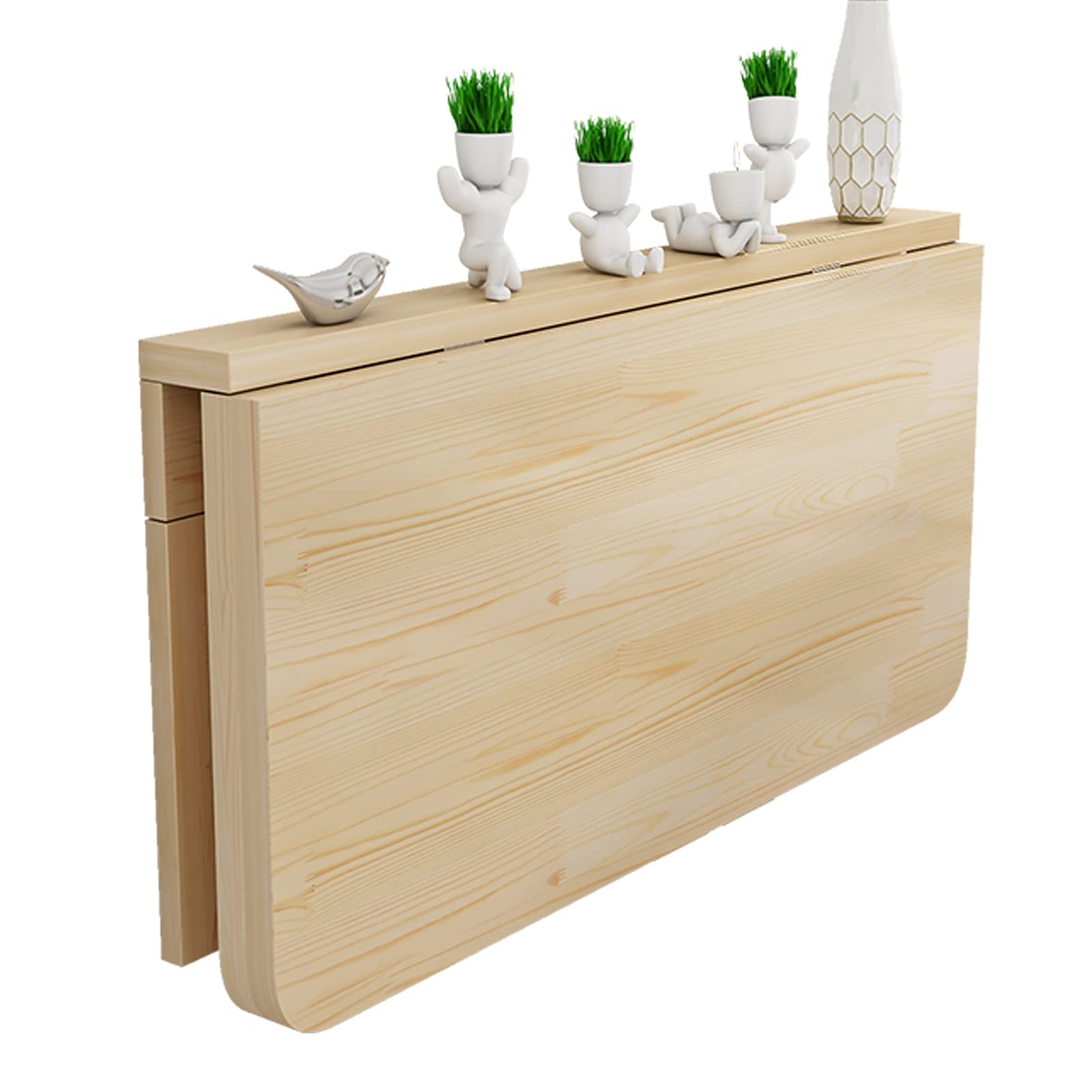 壁掛け折りたたみテーブル - 省スペースの折りたたみ式壁掛けデスクキッチンやホームオフィスに最適 - コンパクトなフローティングダイニングテーブル（70×50cm/27×20インチ） - 狭いスペー