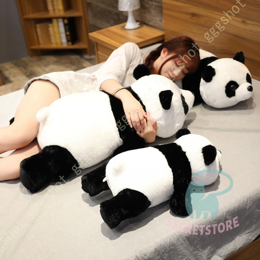 ぬいぐるみ 低反発 特大 パンダ 抱き枕 大きいサイズ 動物 縫いぐるみ 特大 誕生日 記念日 クリスマス おもちゃ プレゼント ボディーピロー 横向き寝