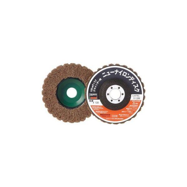 TRUSCO TNND100-120 ニューナイロンディスク Φ95穴径16mm 120# (5個入) メーカー直送
