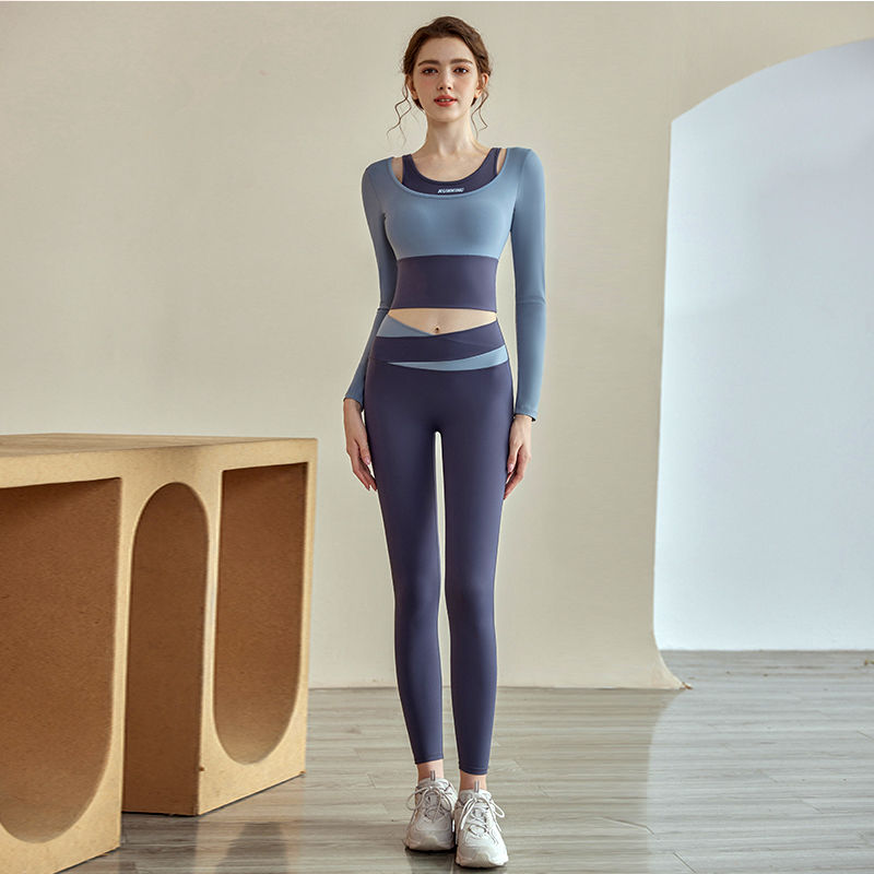 オールインワンセットアップセットアップジムウェア 速乾性ウェア スリミング 2024春 母の日 おしゃれ 新 スクエアエッジ スポーツウェア おしゃれヨガウェア ランニング 5,055円