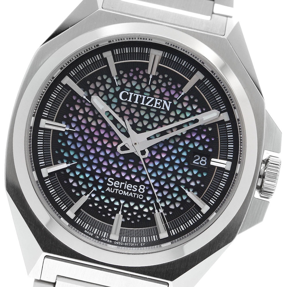 シチズン CITIZEN 0950-S125758/NA1010-84X シリーズ8 デイト 自動巻き メンズ 箱・保証書付き_908592【中古】