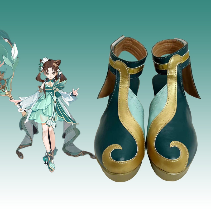 King Of Glory コスプレ靴 Da Qiao White Snake Xiao Qiao Green Snake 最適化バージョン アニメ 靴 ゲーム Cos 靴