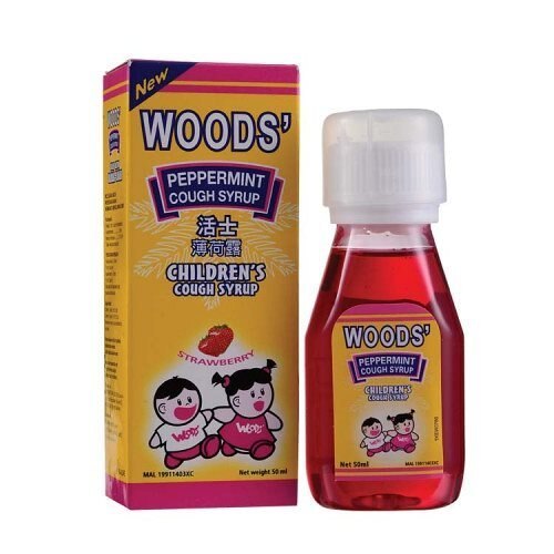その他 WOODS Peppermint Cough Syrup for Children 50ml