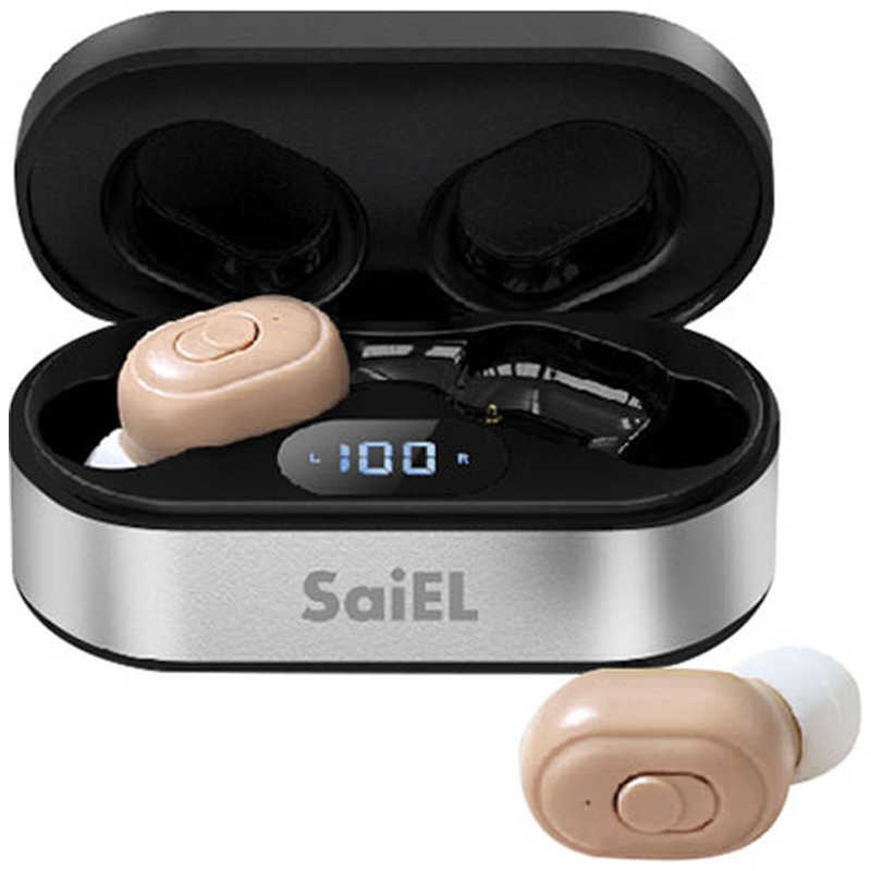 SAIEL　両耳集音器 ハッキリさんVII イヤホン型・充電式　SLIHBS7