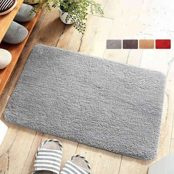 足ふきマット 屋外 滑り止め 洗える 室内 玄関マット 吸水 吸水マット 浴室 無地 お呂F666 4,802円