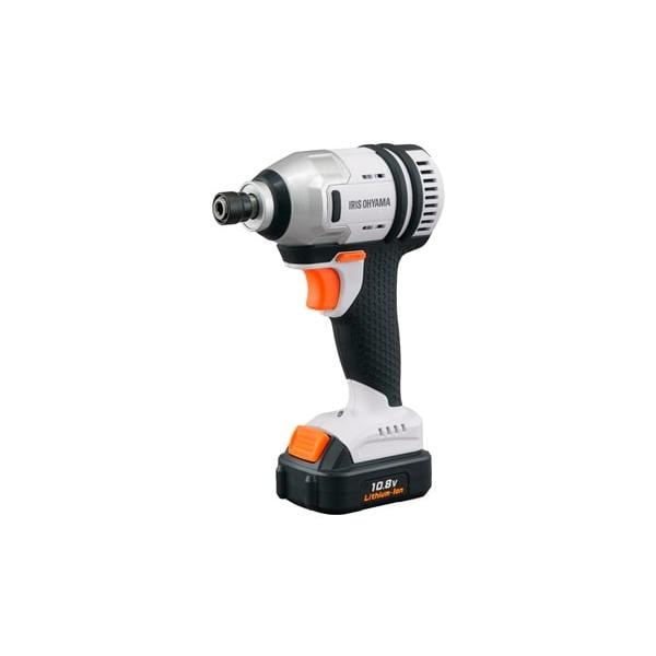 アイリスオーヤマ 充電式インパクトドライバ ホワイト JIDBL130 インパクト ドライバ コードレス インパクト ドライバー 充電式 軽量電動工具