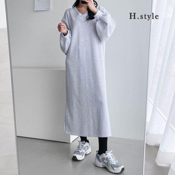 HスタイルOPブイOPS/春の新商品/OPS/ワンピース/シフォン/ホームウェア/カジュアル/ラウンジ/パジャマ/ルーズフィット