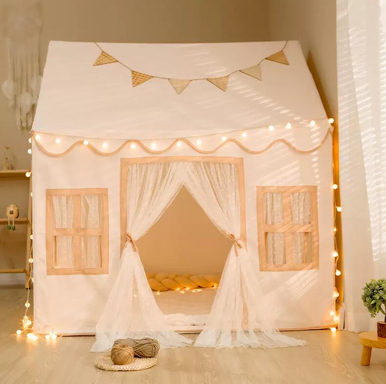 キッズテント 男の子 女の子 可愛い プレイテント PVC フロアマット付き ゲームハウス 室内 室外 子供テント プレイハウス ベビーテント 赤ちゃん お姫様 睡眠テント テントハウス 出産祝い 誕