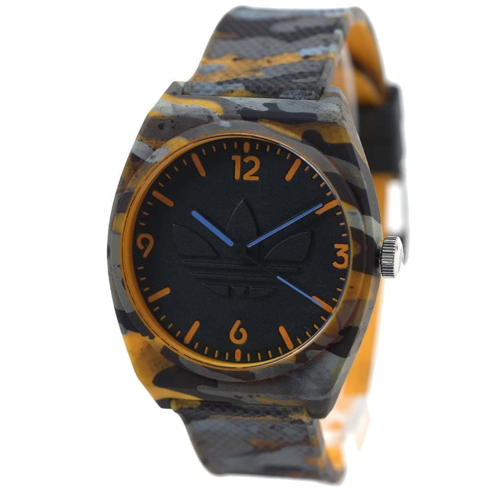 アディダス 腕時計 メンズ レディース ユニセックス カモフラージュ イエロー ブラック グレー 軽量 adidas PROJECT TWO Unisex AOST22567 6,943円