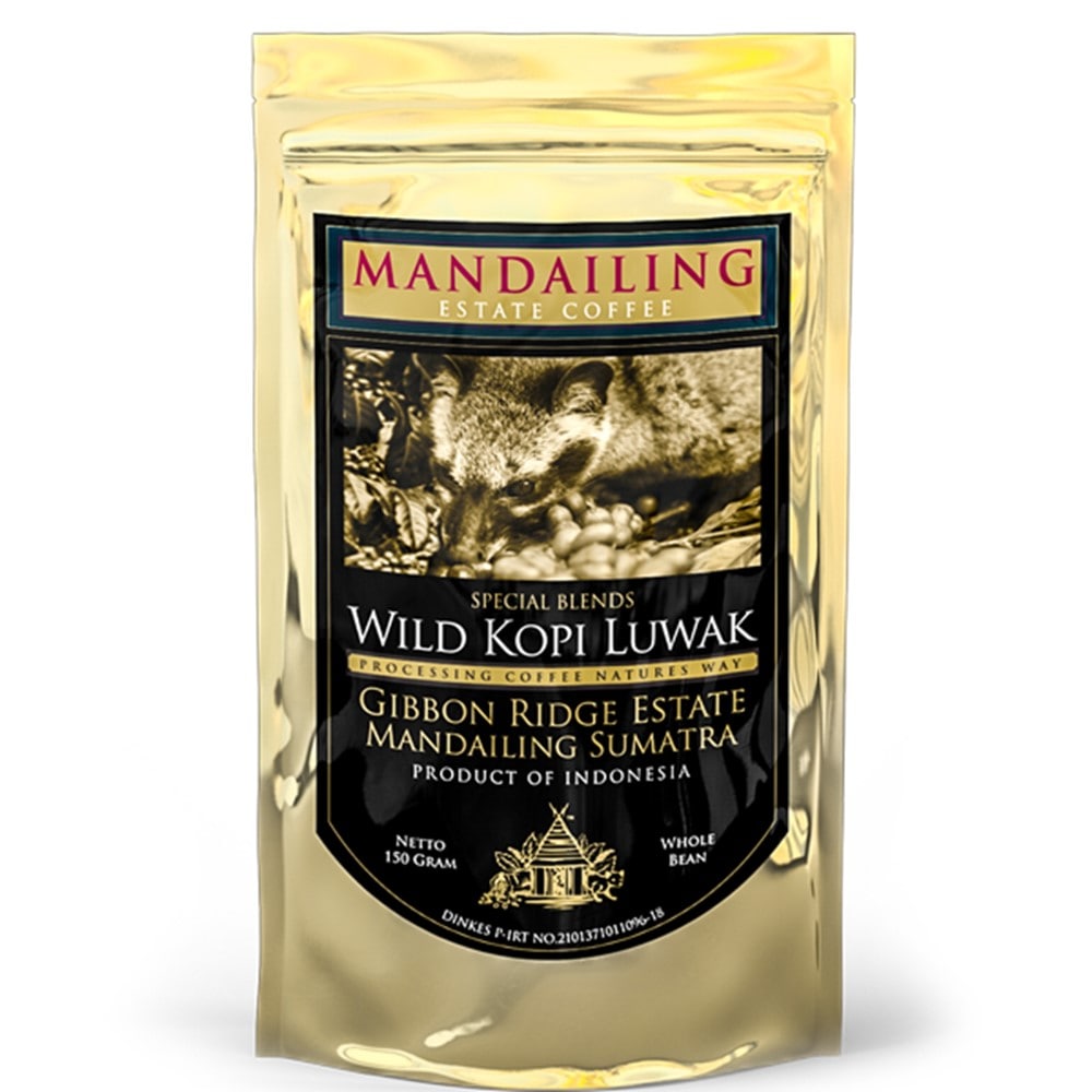 インドネシアコーヒー Wild Kopi Luwak ワイルド コピルアク　スペシャルブレンド　150g　焙煎豆