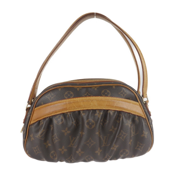 LOUIS VUITTON ルイ ヴィトン ハンドバッグ M40057 クララ モノグラム PVC レザー ブラウン ビトン 本物保証 中古