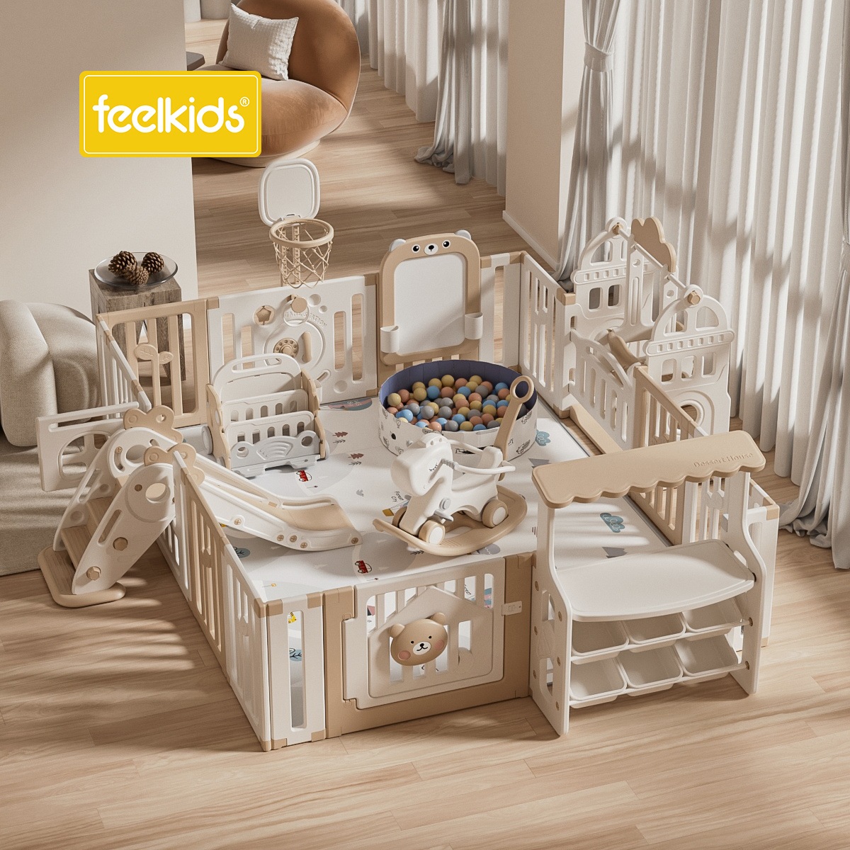 多機能ベビーベビーサークルベビー保護フェンス地面を這う子供屋内家庭用安全フェンス