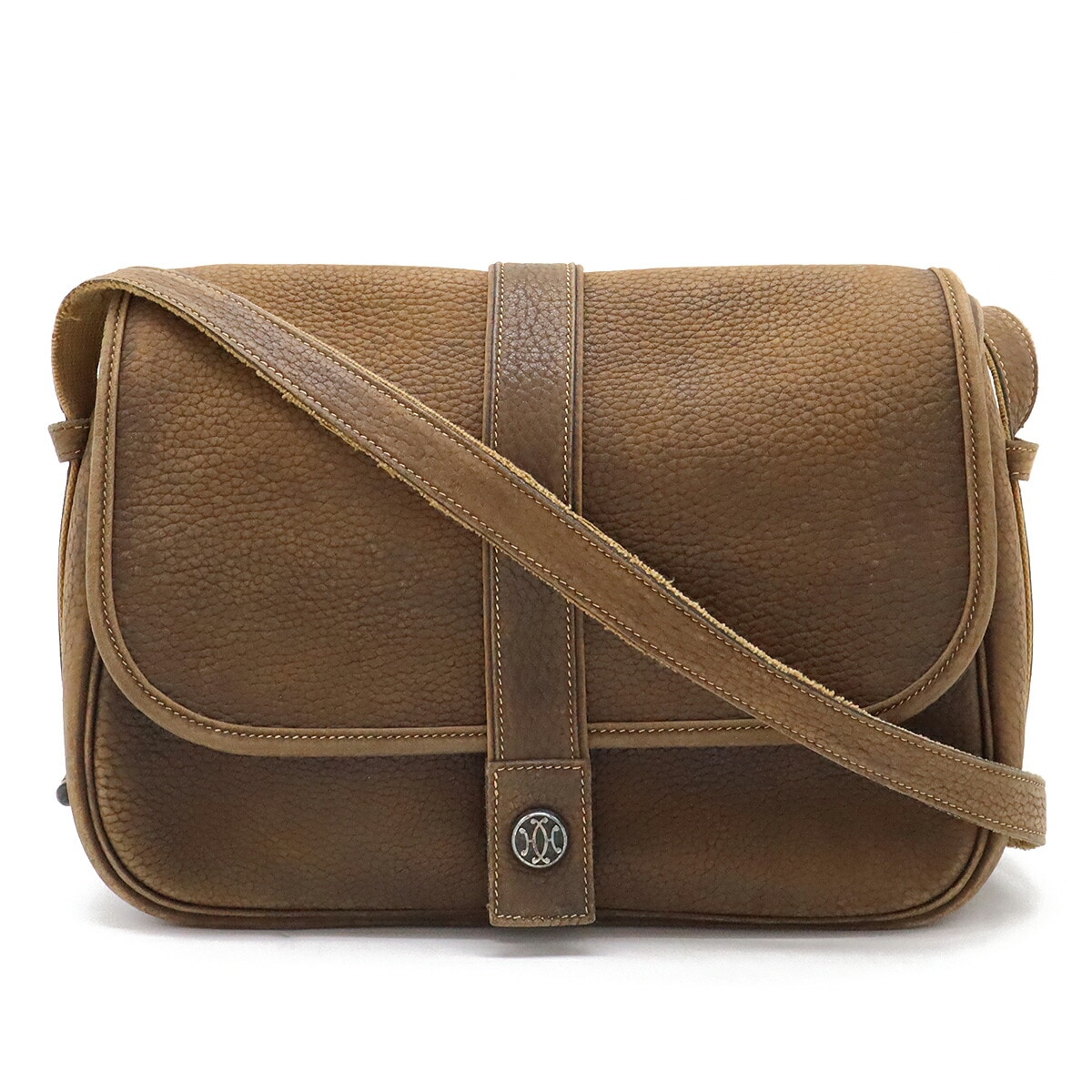 ヌメア ショルダーバッグ ワンショルダー セミショルダー 肩掛け レザー ブラウン 茶 X刻