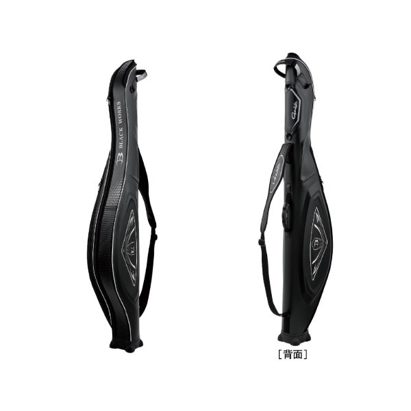 がまかつ ロッドケース 成型ハードロッドケース GC301 ブラック BLACK WORKS 142cm