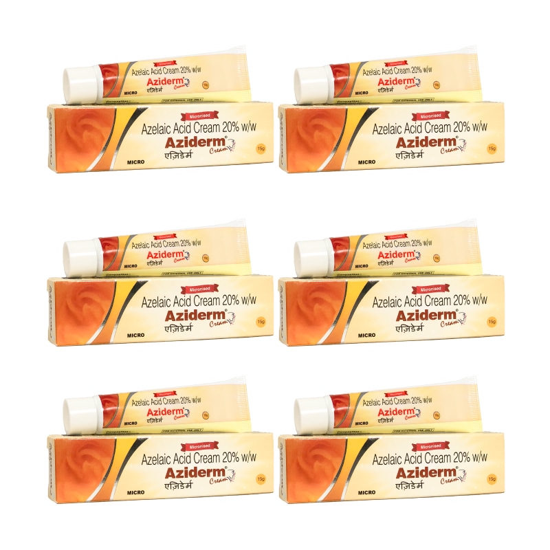 アジダームクリーム 20% 6本セット 1本/15g アゼライン酸