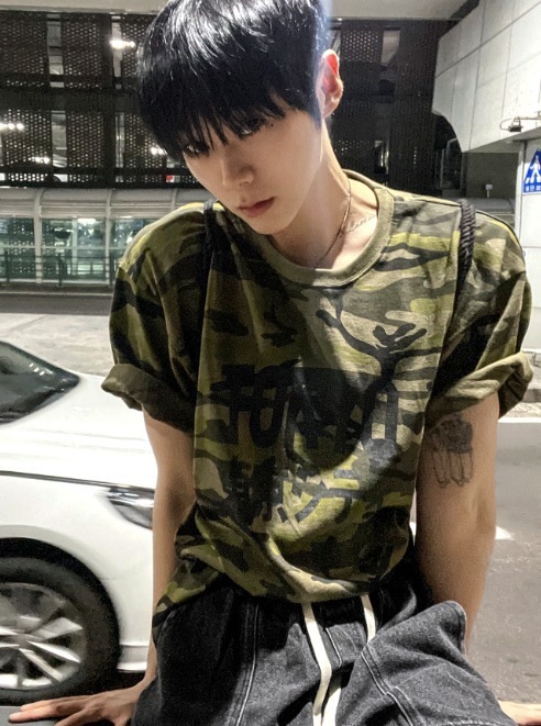 [COSYHARU公式] Camo Short Sleeve Tee 2color