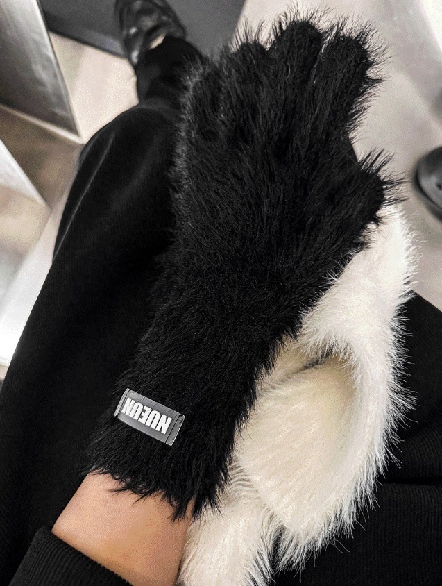 [COSYHARU公式]fur gloves fur gloves