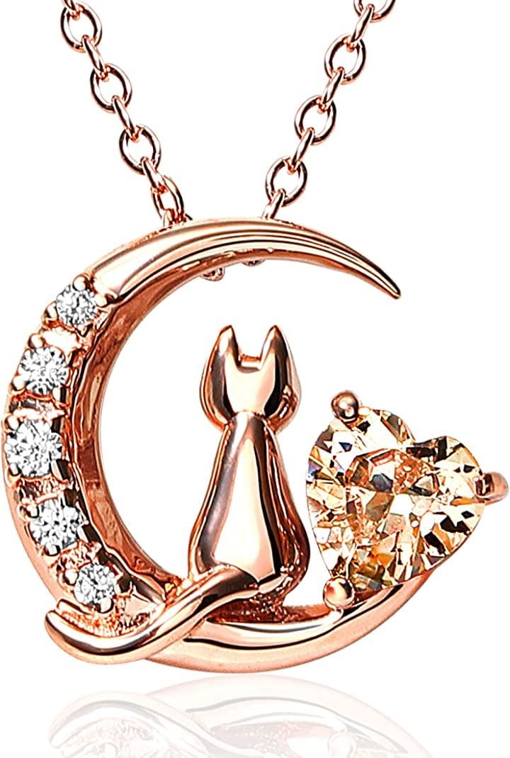 キュービックジルコニア シルバー SV925 ネックレス レディース 1-03 ピンクゴールド-シャンパン(1-03 ピンクゴールド-シャンパン)