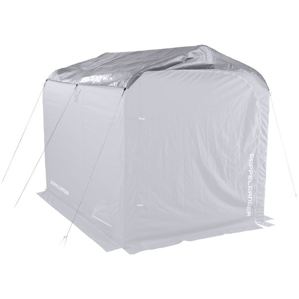 DCC628-SL バイクガレージDCC625用 UV耐候ルーフ シルバー