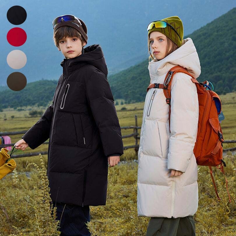 【最安値挑戦】防寒コート ダウンジャケット 中綿コート 子供服 キッズダウンコート 厚手 秋冬 ジャケット ダウンコート 中綿 ロング丈 キッズコート フード付き ベビー服 女の子 男の子 通園 通学