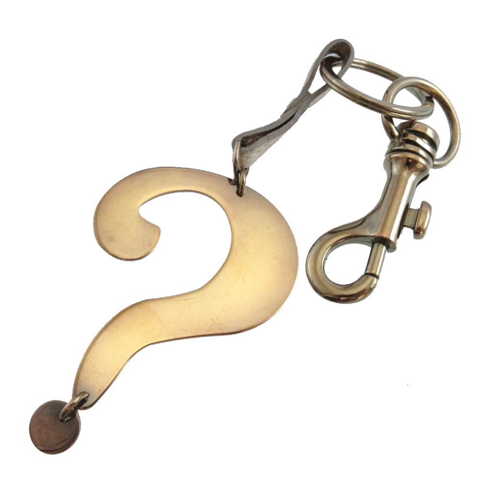 美品 キーリング クエスチョン チャーム キーホルダー メタル/メタル ゴールド 0015【中古】 レディース