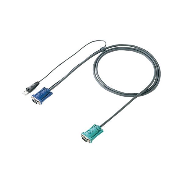 (5個セット) サンワサプライ パソコン自動切替器用ケーブル(1.8m) SW-KLU180NX5