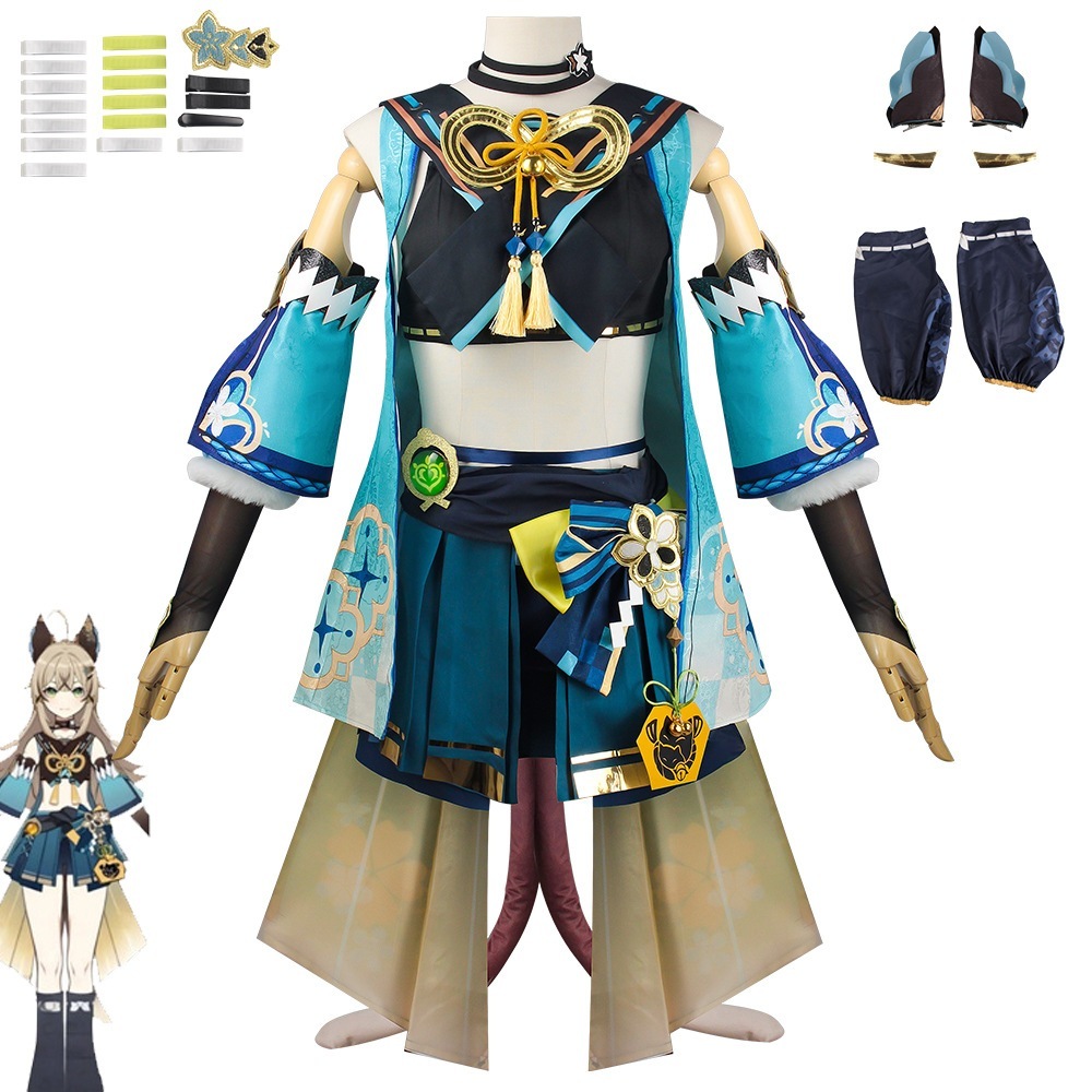 原神 コスプレ衣装 イナズマ キャラクター 七里梁 コスプレ衣装 草薙ぎ 七里梁 アニメ ゲーム COSPLAY
