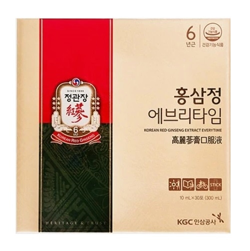 紅参精エヴリタイム30包 12,900円