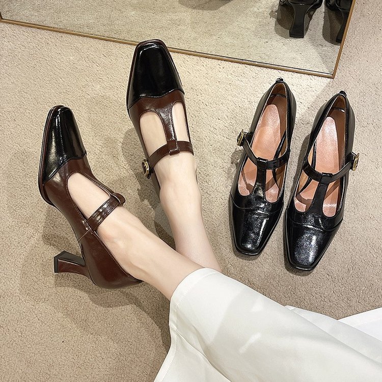 【最安値挑戦】激安販売3日送信メリージェーンパンプス tストラップパンプス レディース靴 スクエアトゥ パンプス 歩きやすい 黒 フラットパンプス痛くない 歩きやすい 新スタイル ハイヒールパンプス