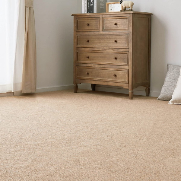 600092630 防炎加工の平織カーペット モーエン 江戸間3帖 メーカー直送