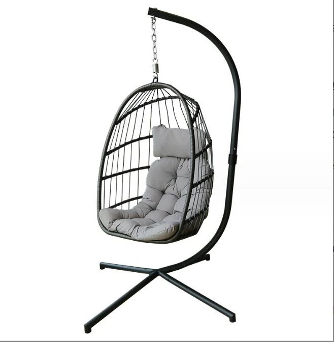 ハンギングチェア屋外レジャーロッキングチェア籐椅 吊りロッキングチェア ホームハンモック ロッキング ハンギングチェアスイングロッキングチェア屋内バルコニー折りたたみレジャーハンギング