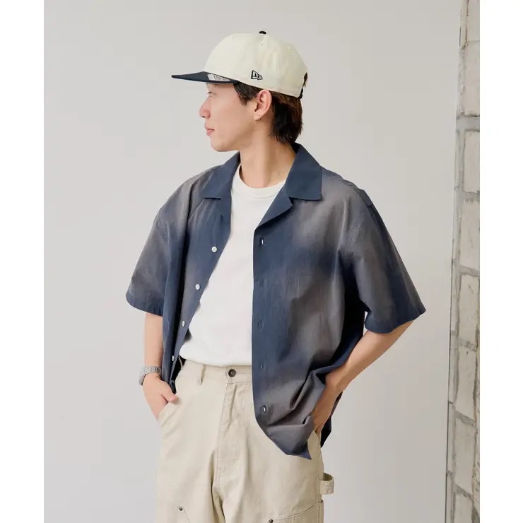 【Kastane】SUNFADE OPEN COLLAR SHIRT