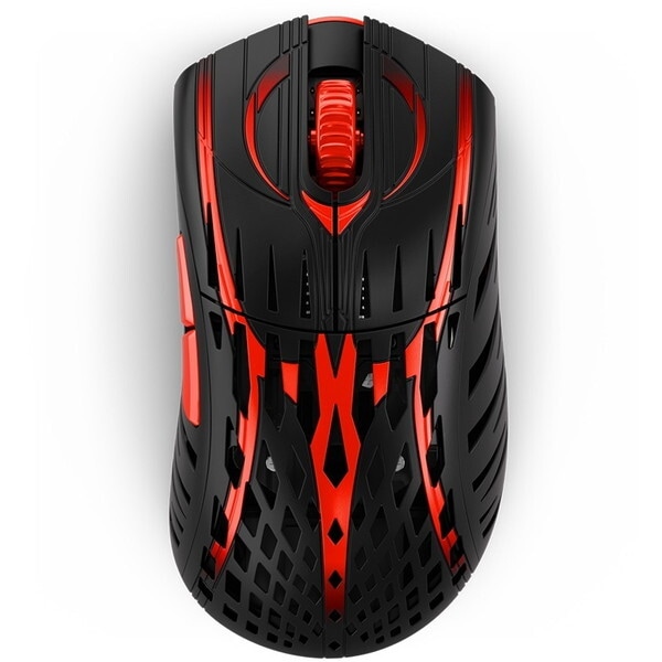 ポウネイジ pw-stormbreaker-bloodline レッド ワイヤレスゲーミングマウス