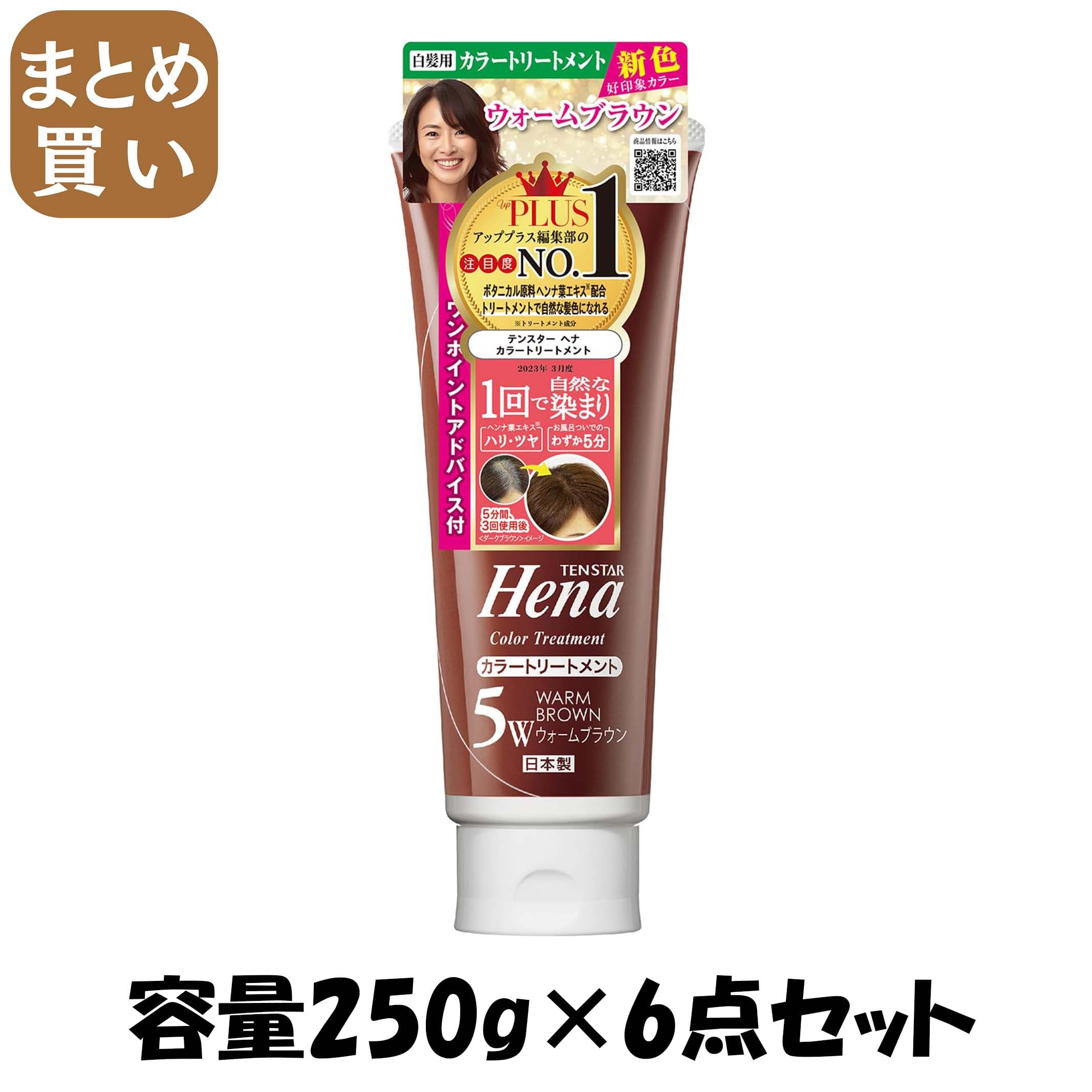 【まとめ買い】テンスター　カラートリートメント　ＷＢＲ 容量250G×6点セット 三宝商事 ヘアカラー・白髪用
