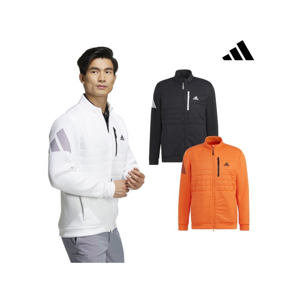 アディダスゴルフアディダスゴルフウィンドレディメンズハイブリッドロングスリーブウインドブレーカージャケット HG8292 HG8295 HG8298