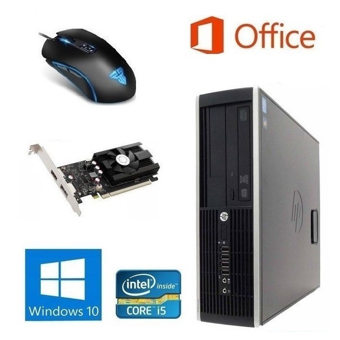 【ゲーミングPC】HP Pro 6300 単体 GT1030 搭載 SSD:120GB メモリー:8GB フォートナイト快適！ eスポーツ & ゲーミングマウス X9 usb有線
