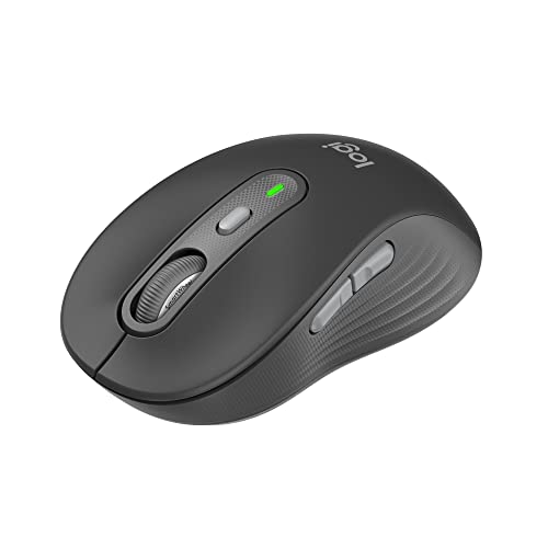 Logicool Signature M750MGR ワイヤレスマウス 静音 レギュラー グラファイト ワイヤレス マウス 無線 Bluetooth Logi Bolt Unifying非対応 win