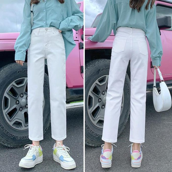 デニムパンツ レディース スキニー ロングパンツ ハイウエスト レギパンツ ボトムス ズボン 大きい