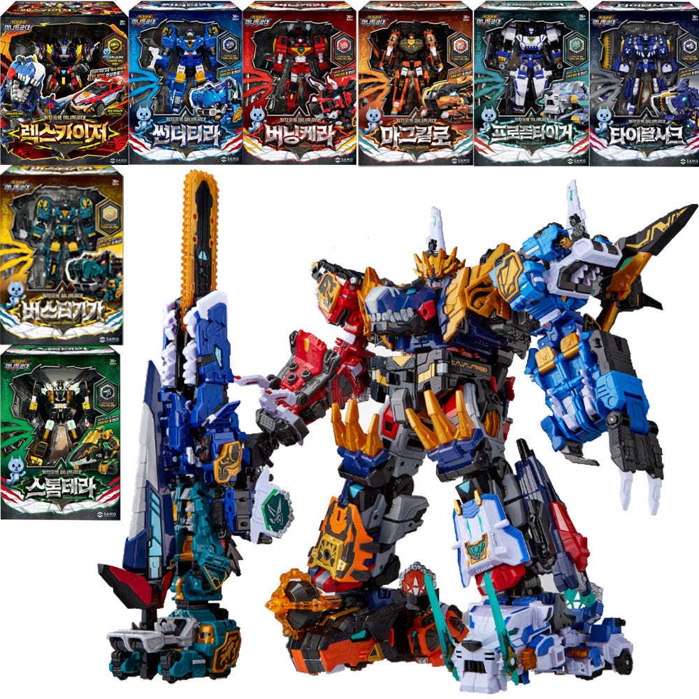 ミニフォース ダイノイド グレートレックスカイザーD9 8体合体 変形ロボット 海外直送 38,870円