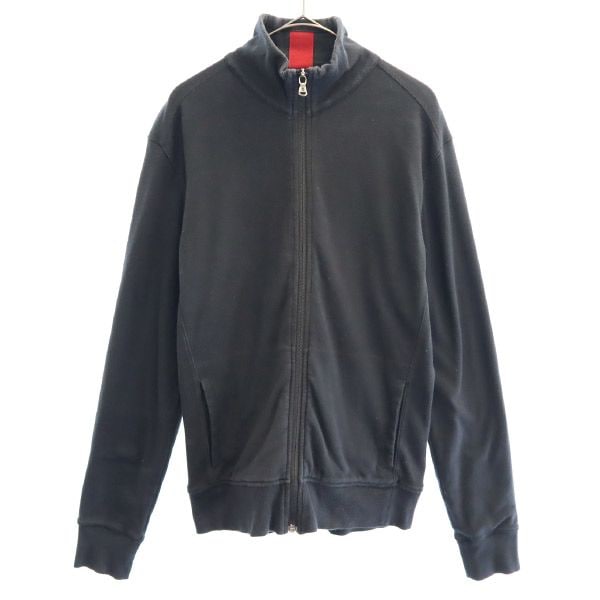 スウェット ジップジャケット S ブラック メンズ