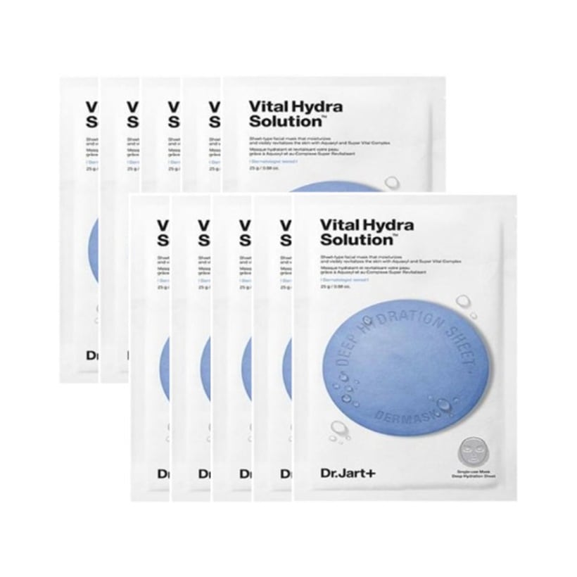 ダーマスクウォータージェット バイタル ハイドラ ソリューション マスク 5EA + 5EA