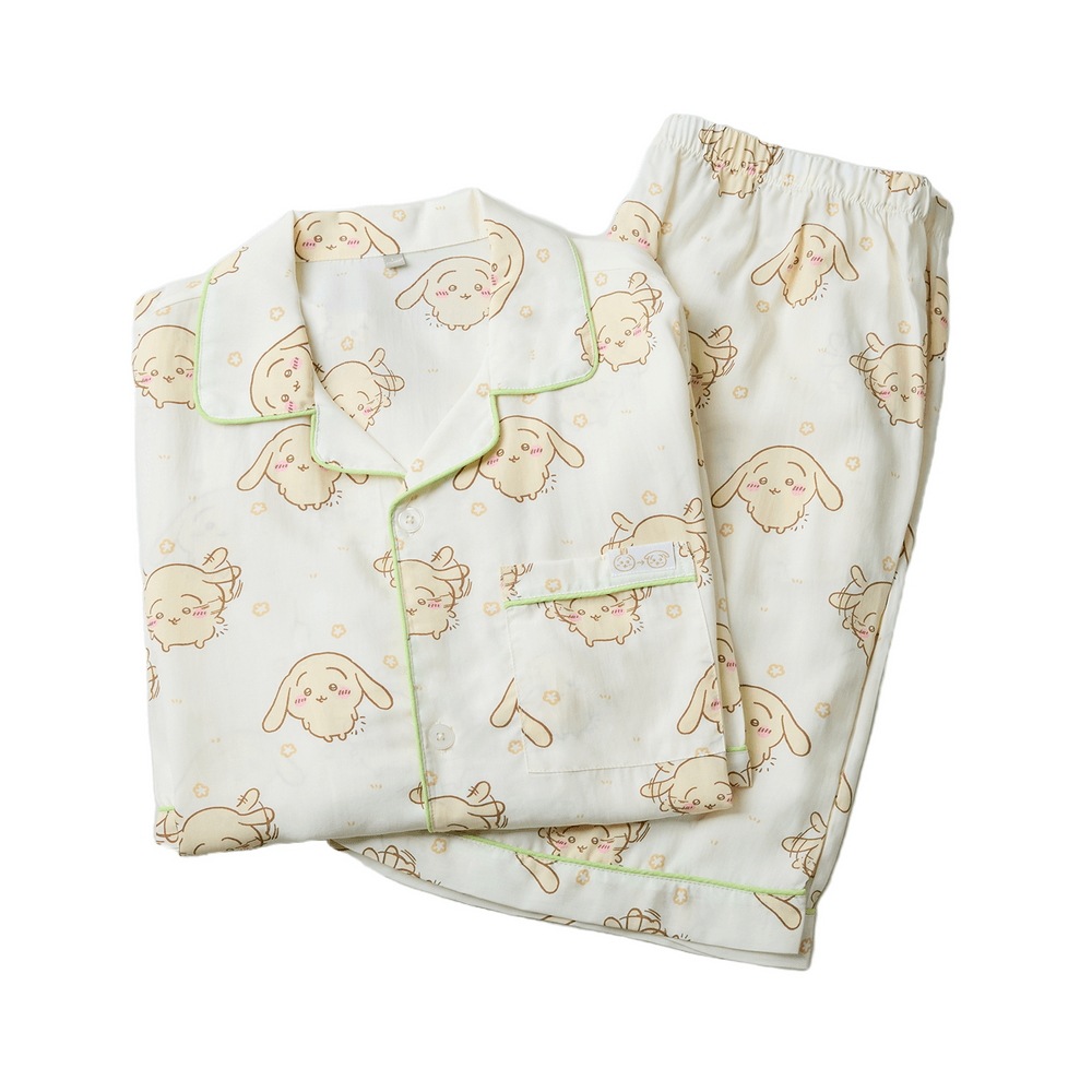 [ちいかわ ] スパオモンガ 小さくて 可愛い 半袖 パジャマ SPPPF37U01