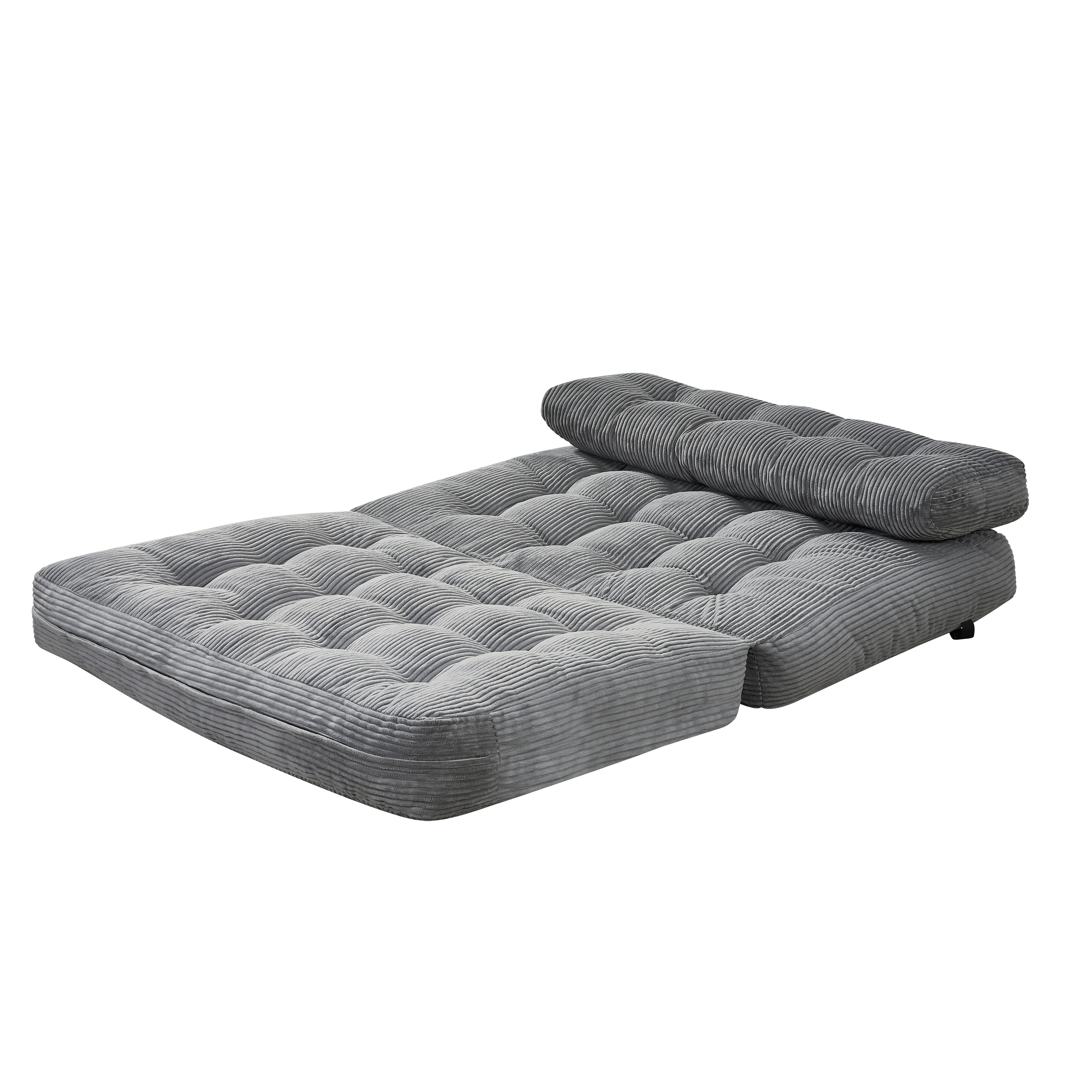 【国内発送 無-送料】587折りたたみ式ソファベッド枕付き折りたたみ式マットレス付きコンバーチブルスリーパーチェアポータブル折りたたみ式チェアベッドリビングルームや寝室に最適な快適なフロアスof