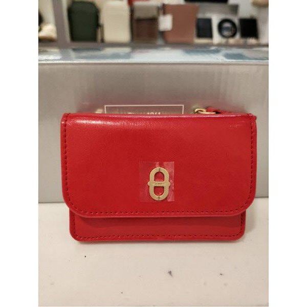 女性用装飾二つ折り財布(ECESPR611RE) (P003750286)